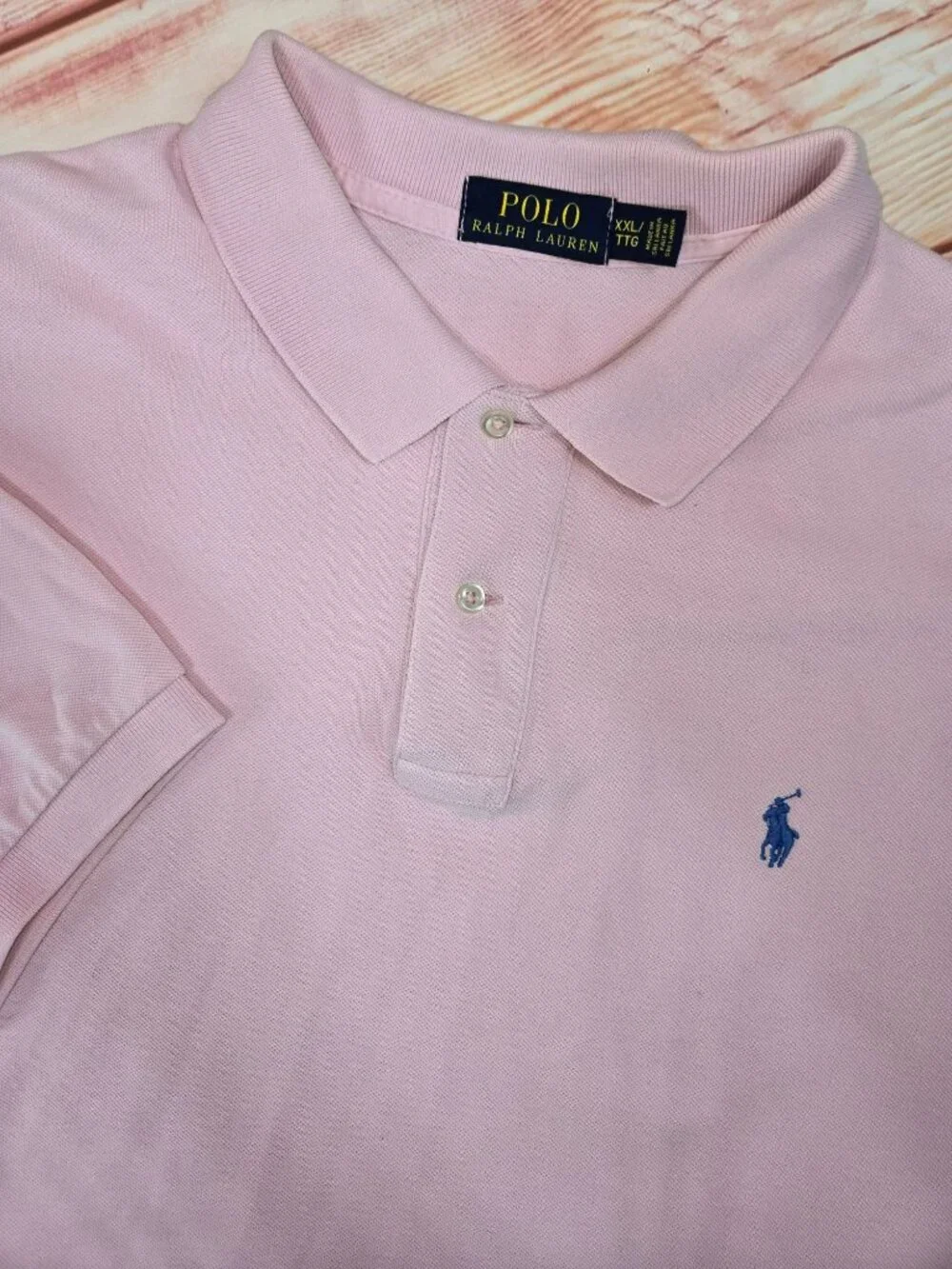 Polo Ralph Lauren XXL Pink Classic Fit Polo Shirt 100% Cotton